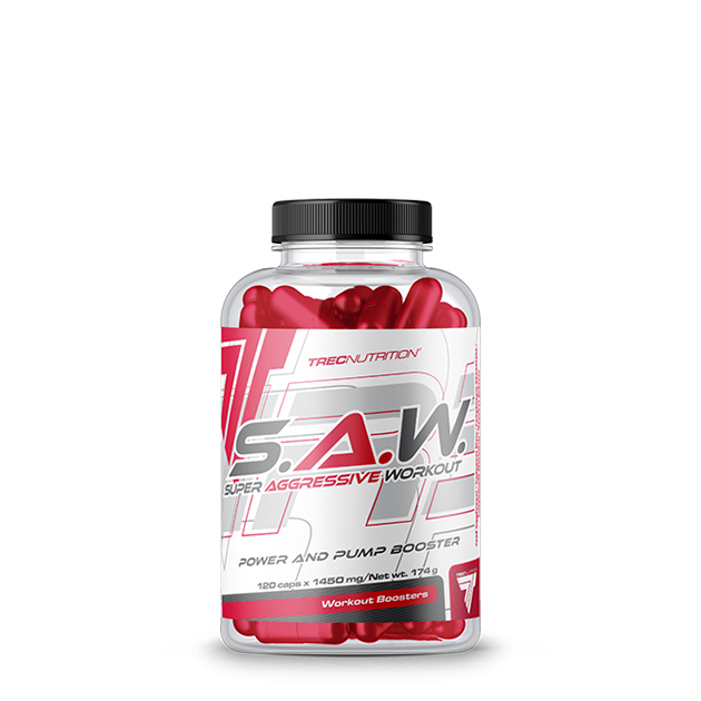 

Предтренировочный комплекс Trec Nutrition S.A.W. 120 капс