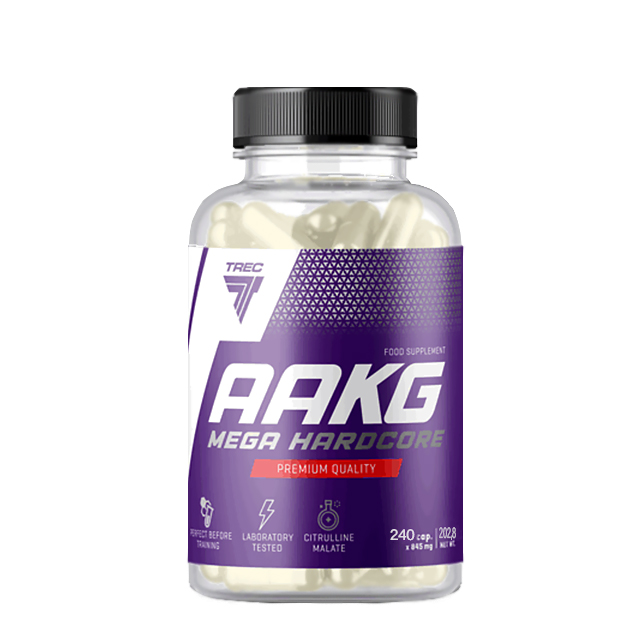 

Предтренировочный комплекс Trec Nutrition AAKG Mega Hardcore 240 капс