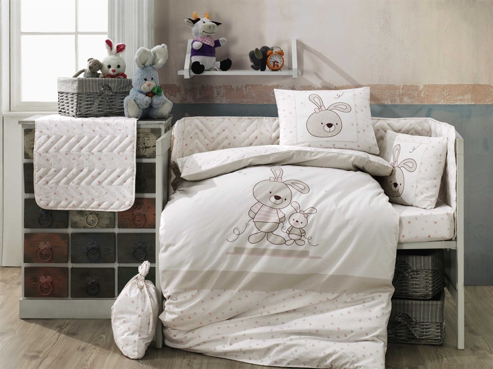 

Комплект постельного белья Hobby Poplin Bebek 100x150 см