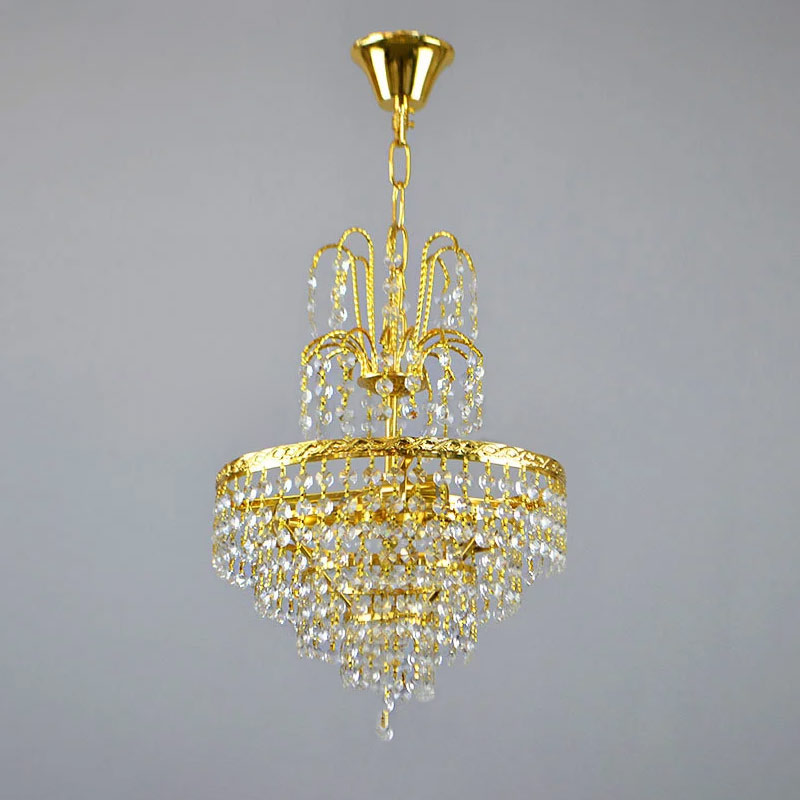 

Люстра подвесная хрустальная Light House NM-15024/300 золото