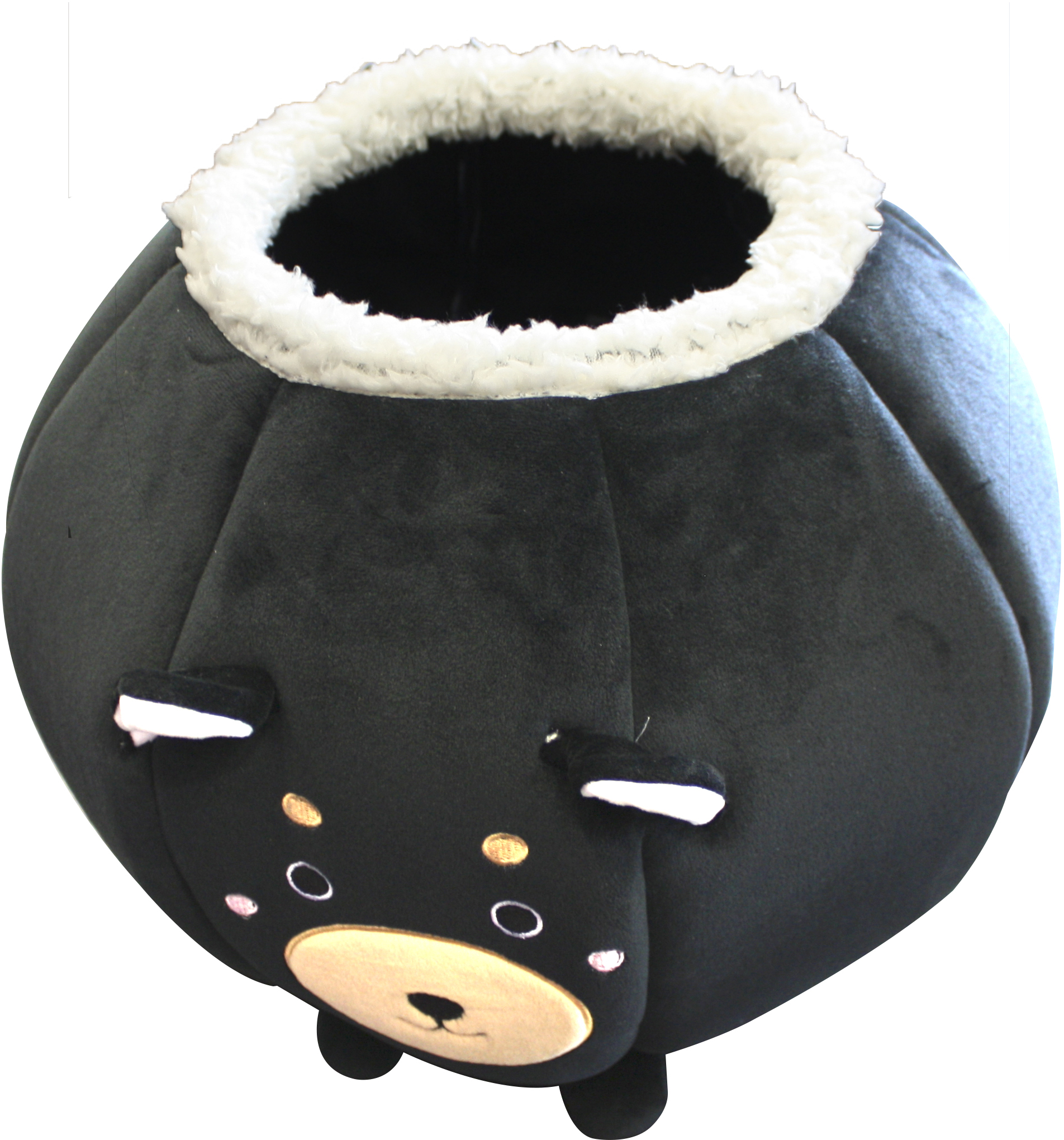 

Домик для собак и кошек Croci Fluffy Round 50 х 50 х 50 см Черный