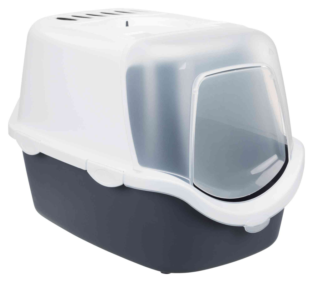 

Туалет Trixie Vico Open Top Litter Tray для кошек 40см х 40см × 56см белый с серым (TX-40341)