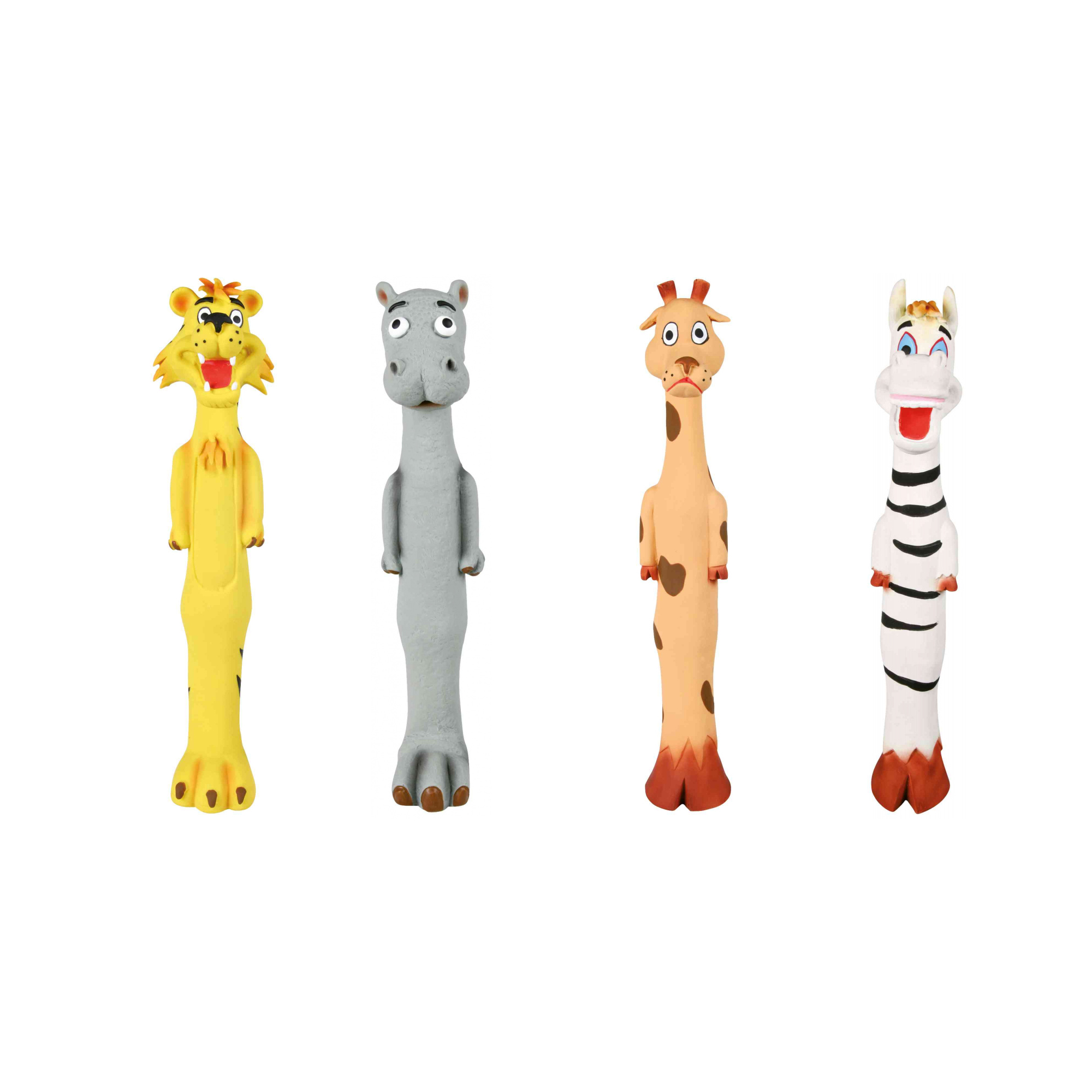 

Набор игрушек для собак Trixie фигуры животных с пищалкой 30-32см 4шт (TX-3506)