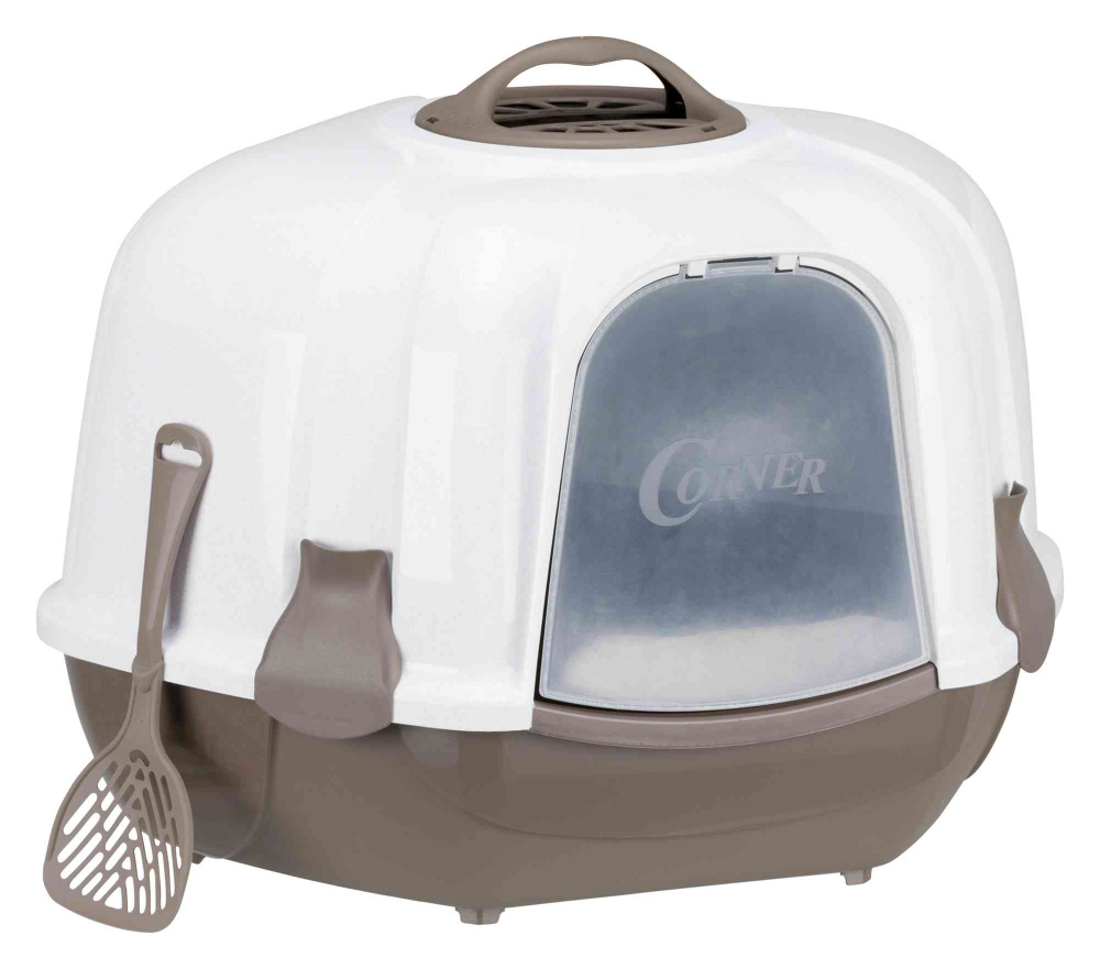 

Туалет Trixie Maro Corner Litter Tray для кошек 60см х 43см × 52см белый с коричневым (TX-40359)