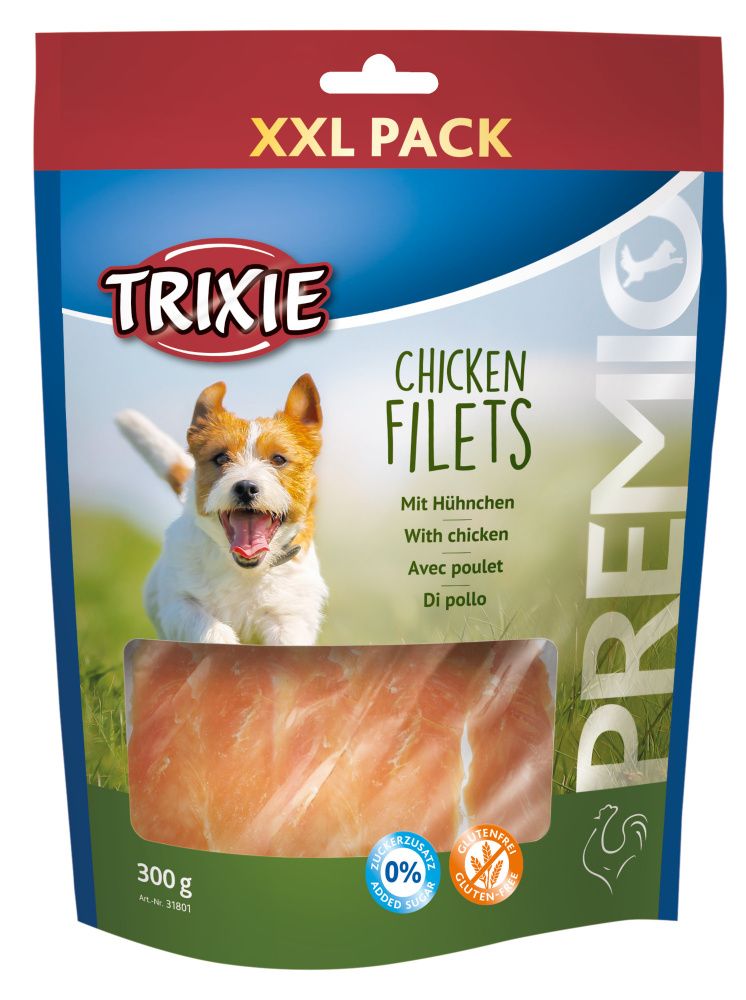 

Лакомство для собак PREMIO Chicken Filets Trixie с куриной грудкой 300гр (TX-31801)