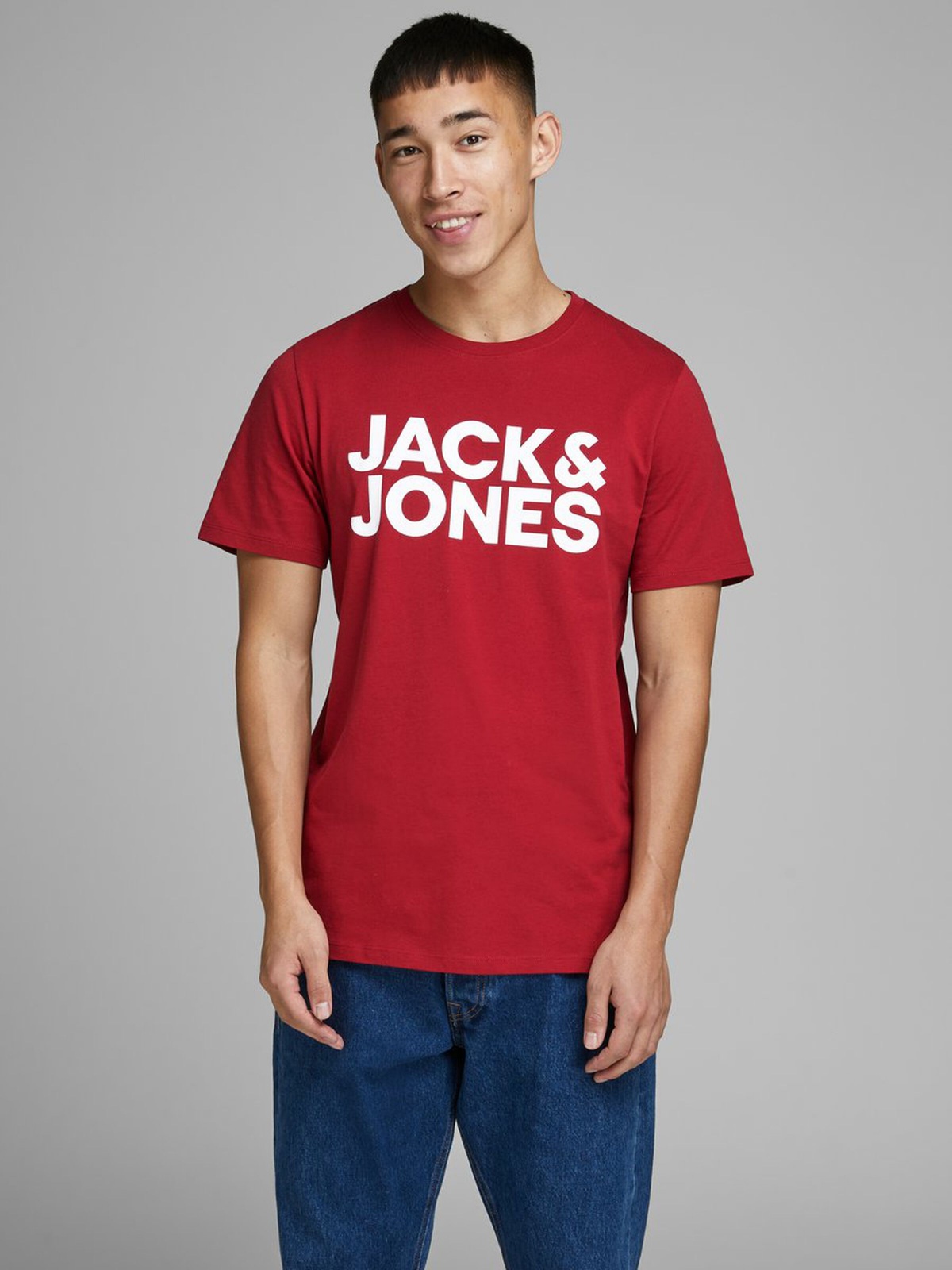 

Футболка Jack & Jones  Красный 12151955RioRed, Футболка Jack & Jones L Красный 12151955RioRed