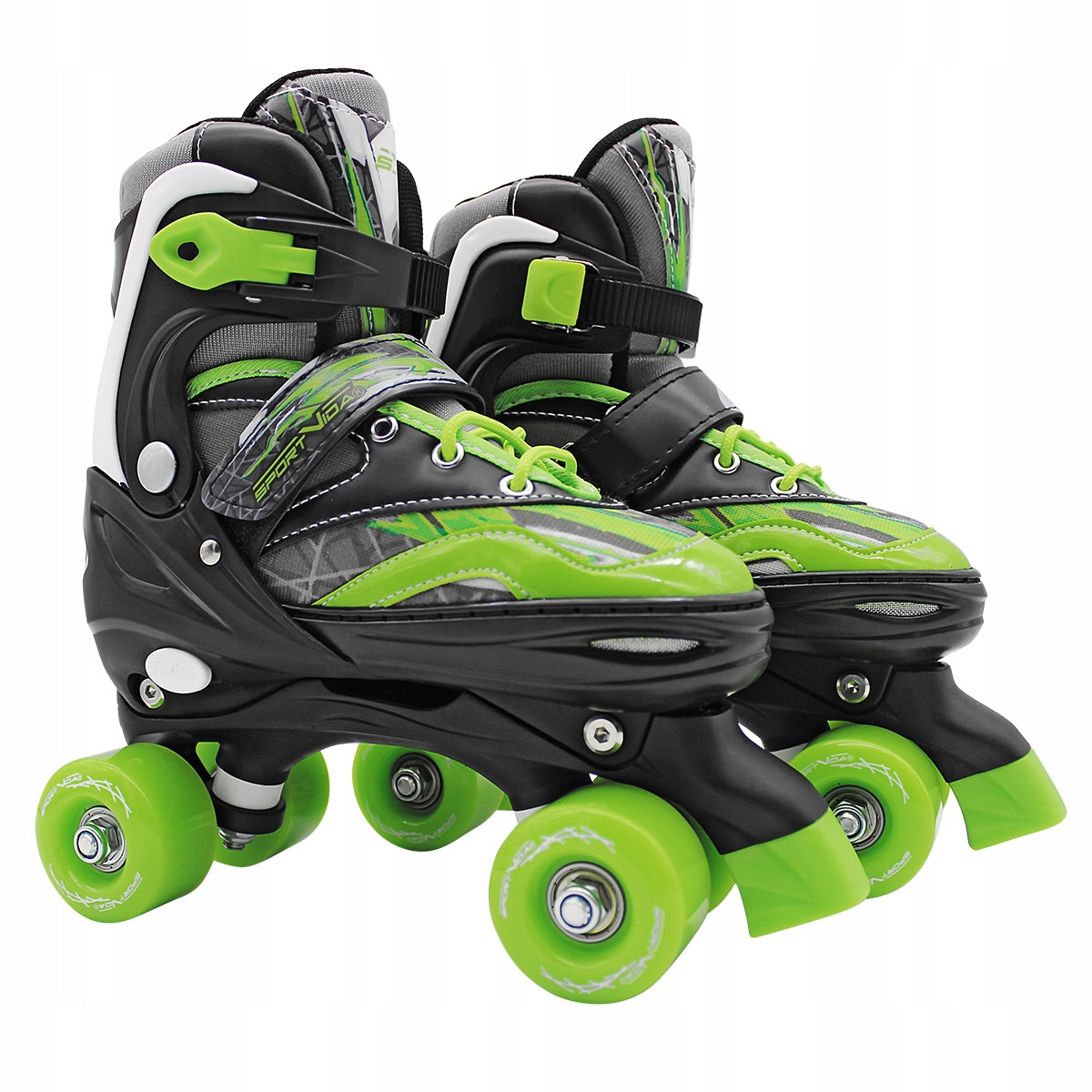 Роликовые коньки (квады) SportVida SV-LG0038 Size 35-38 Black/Green ...