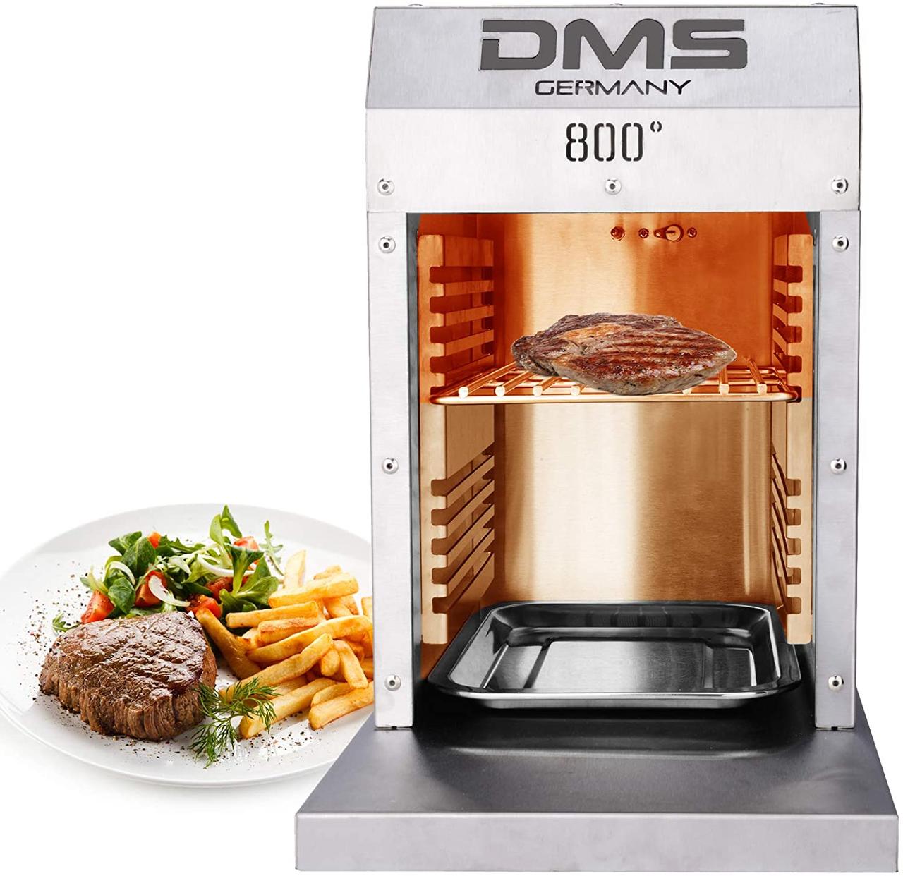 

Газовый гриль DMS Beef Maker из нержавеющей стали, до 800 °C