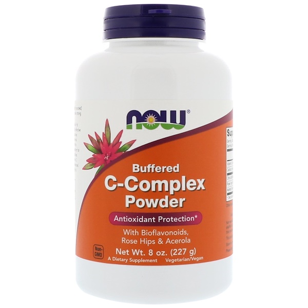 

Витамины и минералы NOW C Complex Powder Buffered 227 грамм Без вкуса (334468)
