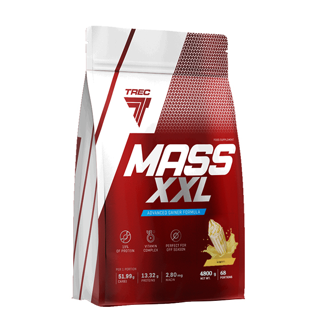 

Гейнер TREC nutrition MASS XXL 4800 грамм Банан (335028-1)