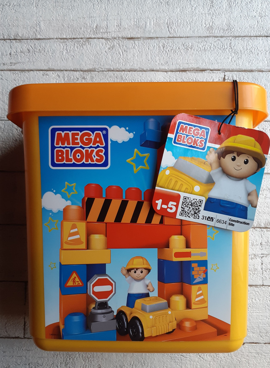 

Конструктор Mega Bloks First Builders в ведре Строительство 6634