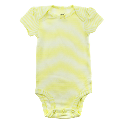 

Боди короткий рукав Carters 80 см желтый 24907