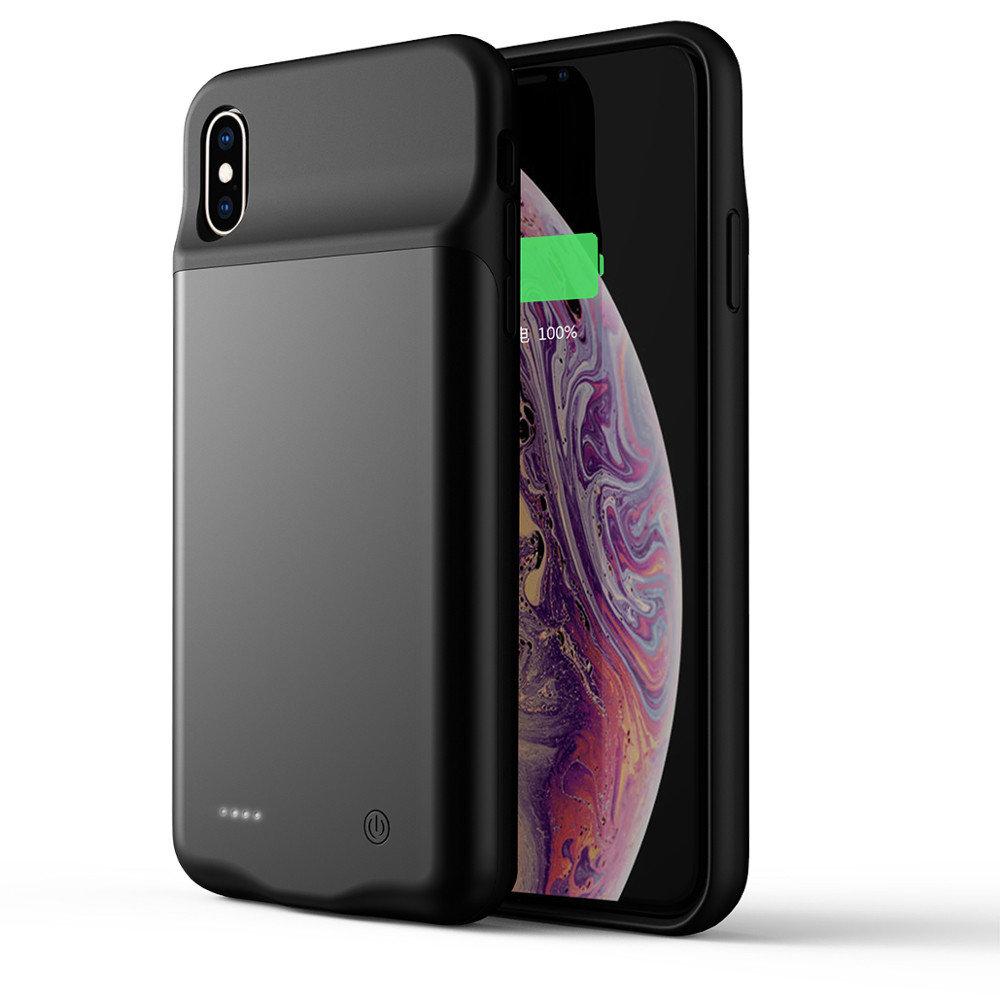 

Чехол аккумулятор Amacase для iPhone XS Max Black Power Bank (4000 мАч)