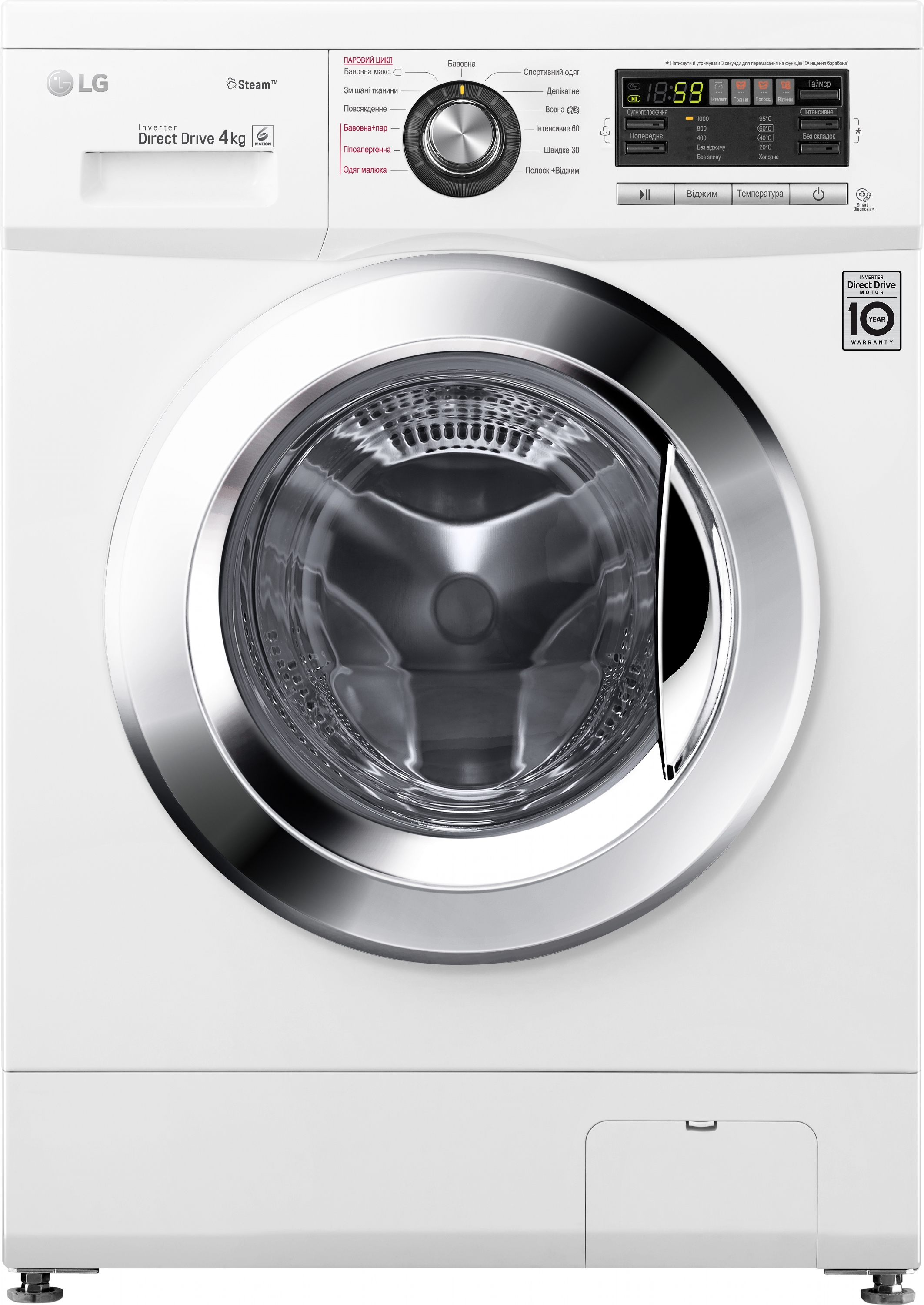 

Стиральная машина узкая LG F1096SDS3