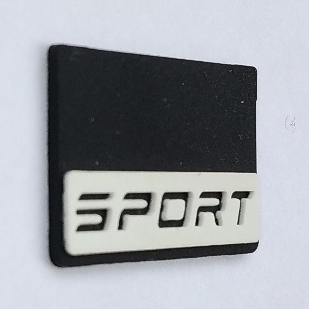 

Резиновая этикетка ПВХ "Sport" размер 20*15 мм (BR-02)