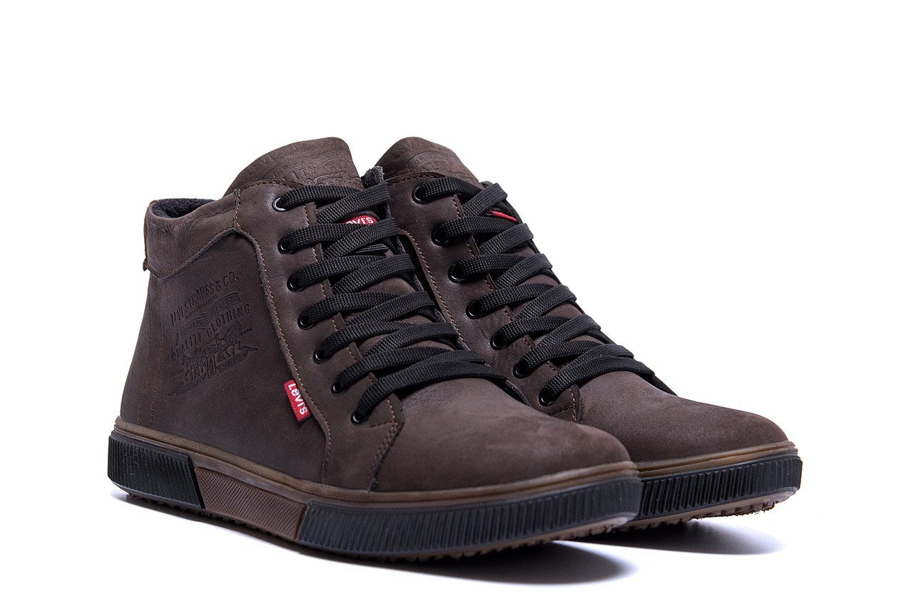Мужские зимние ботинки Levis Classic Chokolate P. 41 от продавца ...