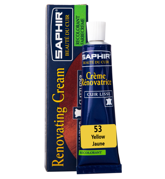 

Желтая жидкая кожа Saphir Creme Renovatrice, 25 мл