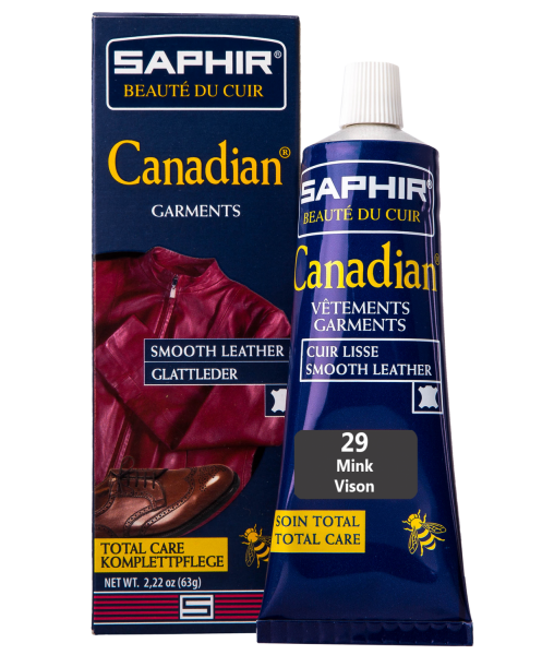 

Крем краска для обуви темно серая 29 Saphir Canadian, 75 мл