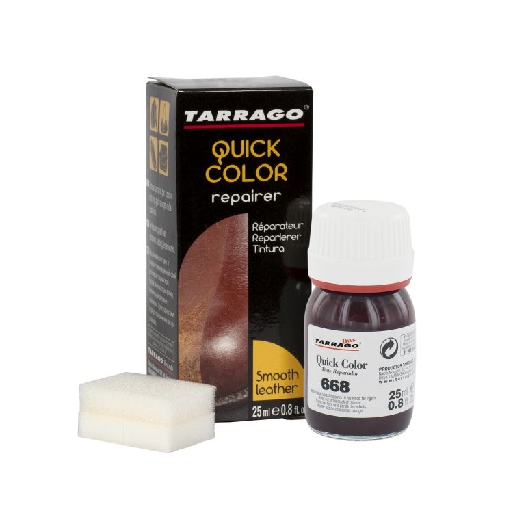 

Краска для кожи шоколадно-коричневого цвета Tarrago Quick Color, 25 мл