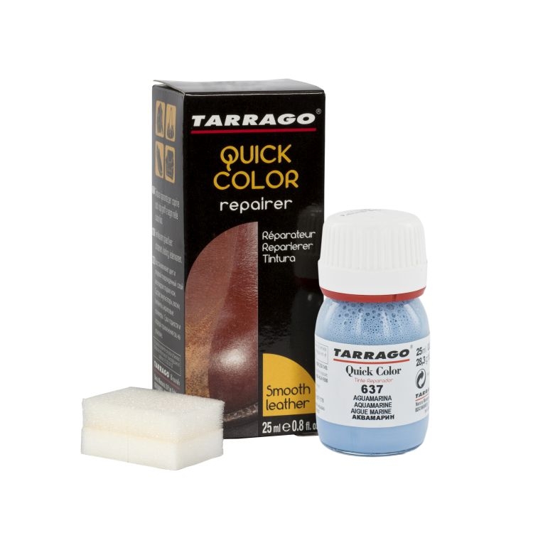 

Пастельно-голубая краска для кожи Tarrago Quick Color, 25 мл