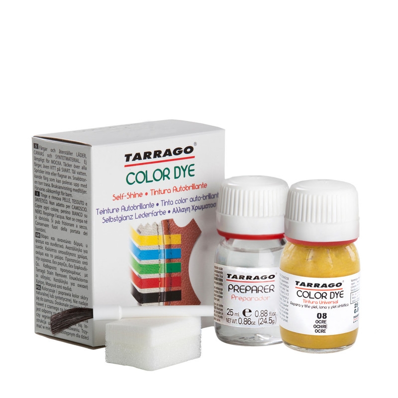 

Краска для обуви цвета охра Tarrago Self Shine Color Dye Doble, 25 + 25 мл