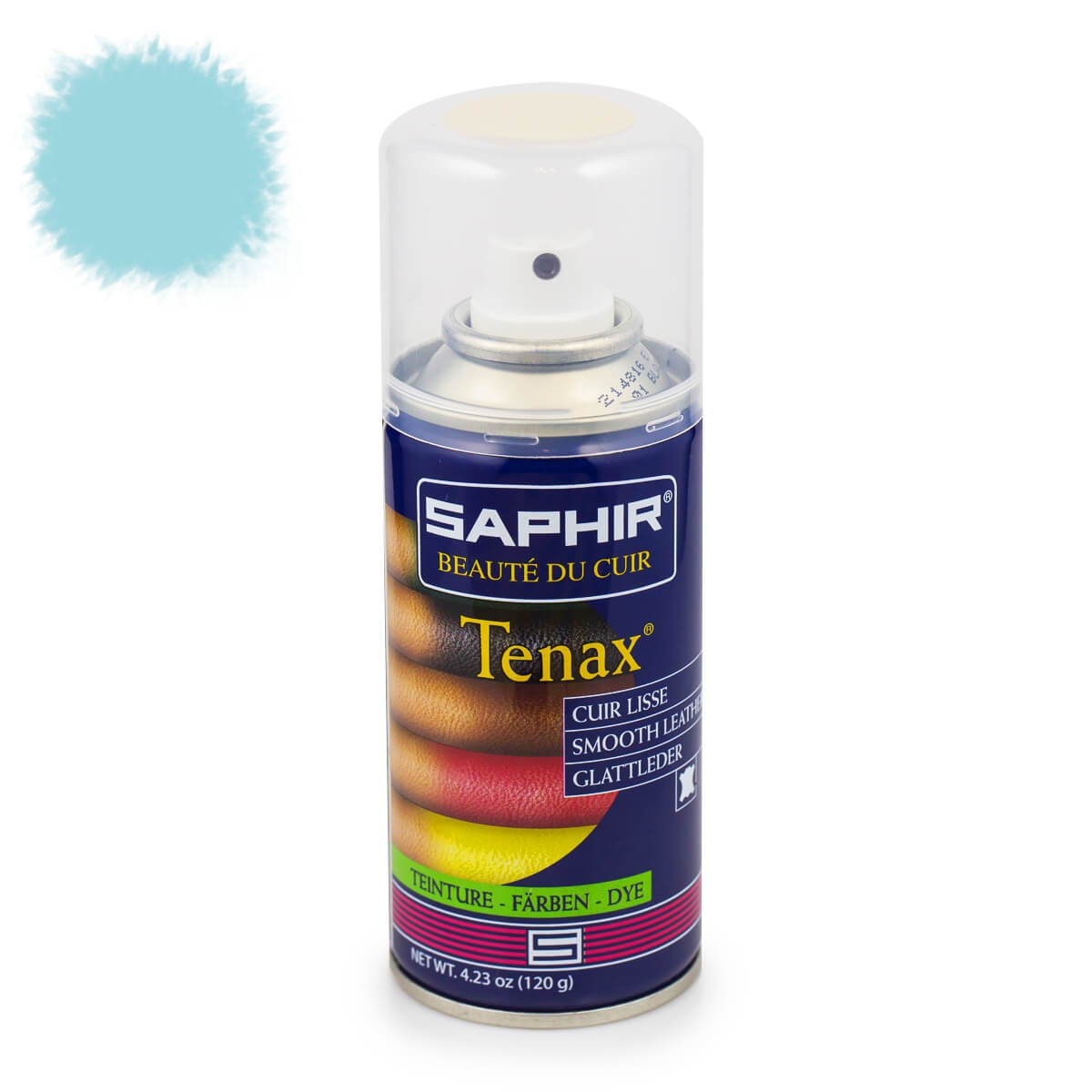 

Аэрозольная бледно-голубая краска для кожи Saphir Tenax Spray, 150 мл