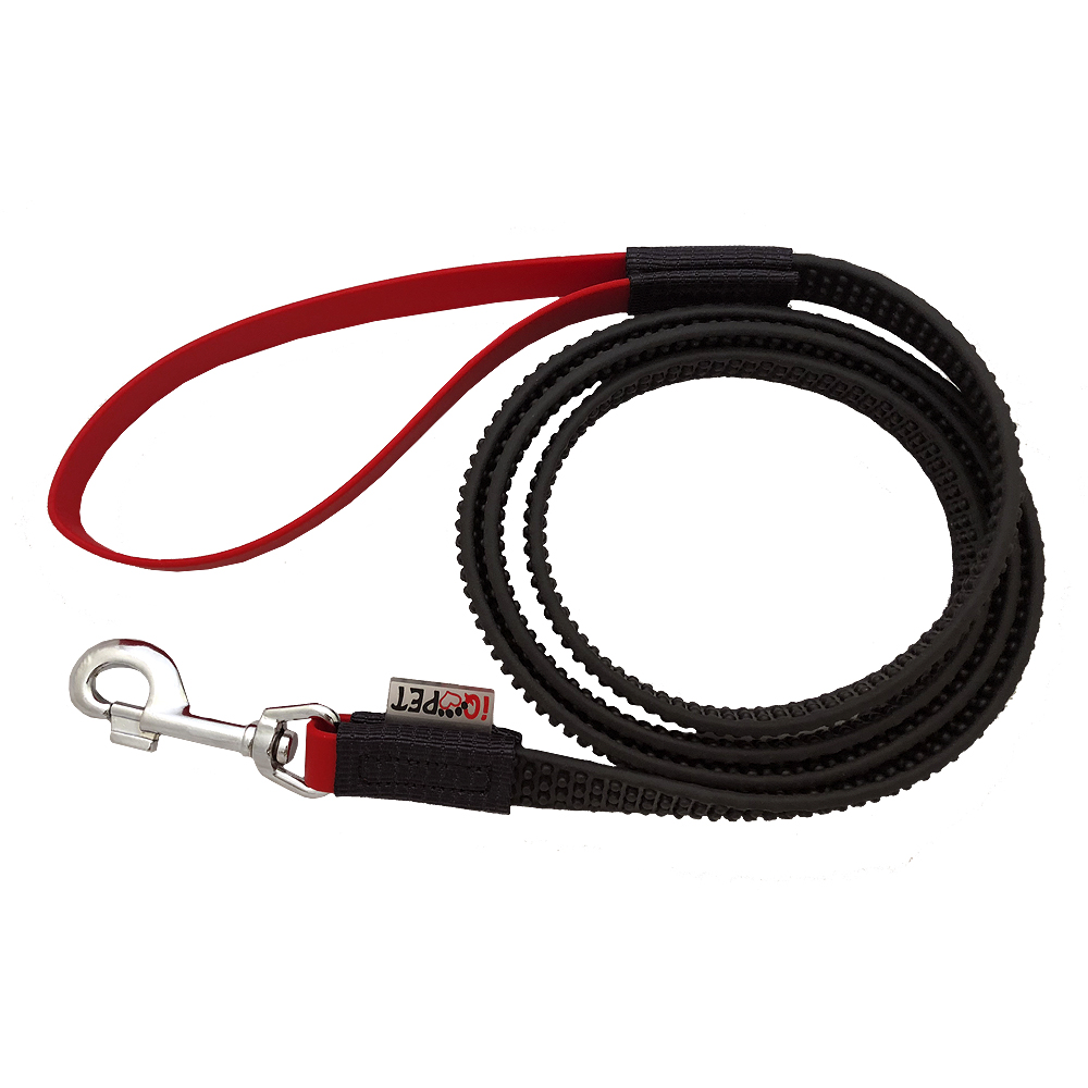 

Поводок IQ PET биотановый Super Grip с ручкой 3,0 м 19 мм Черно-красный (iq-105/30/RD)