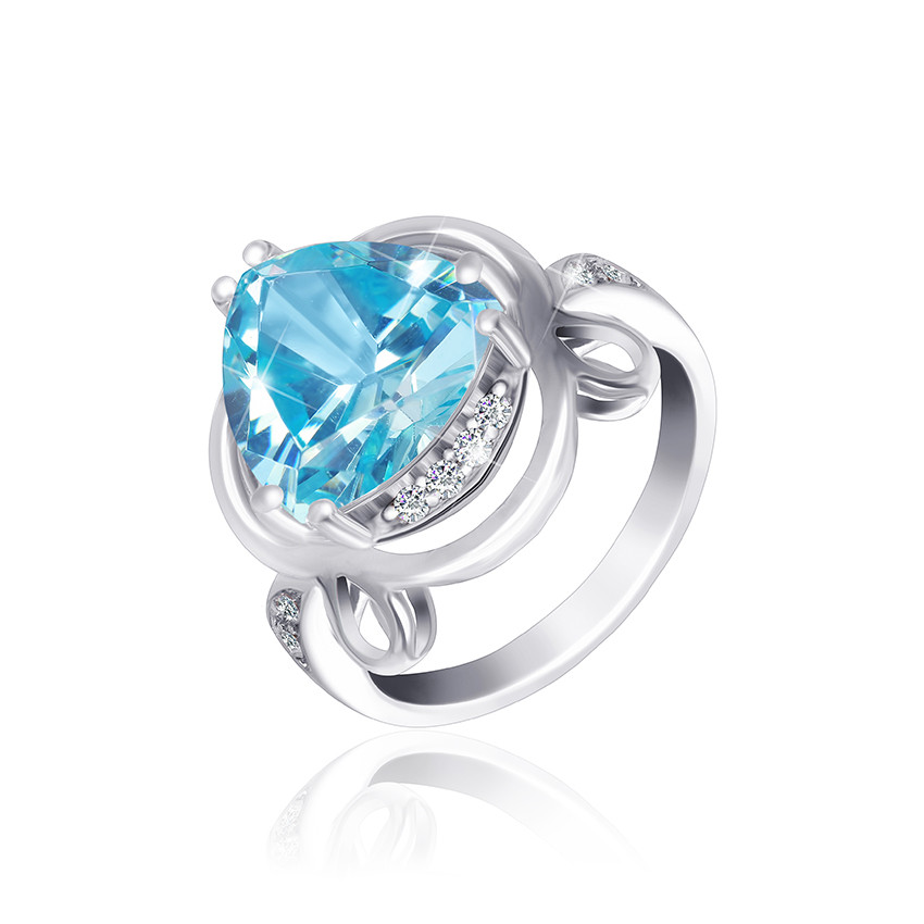 

Серебряное кольцо Сильвекс 925 18 (КК2ФТ/381-18)