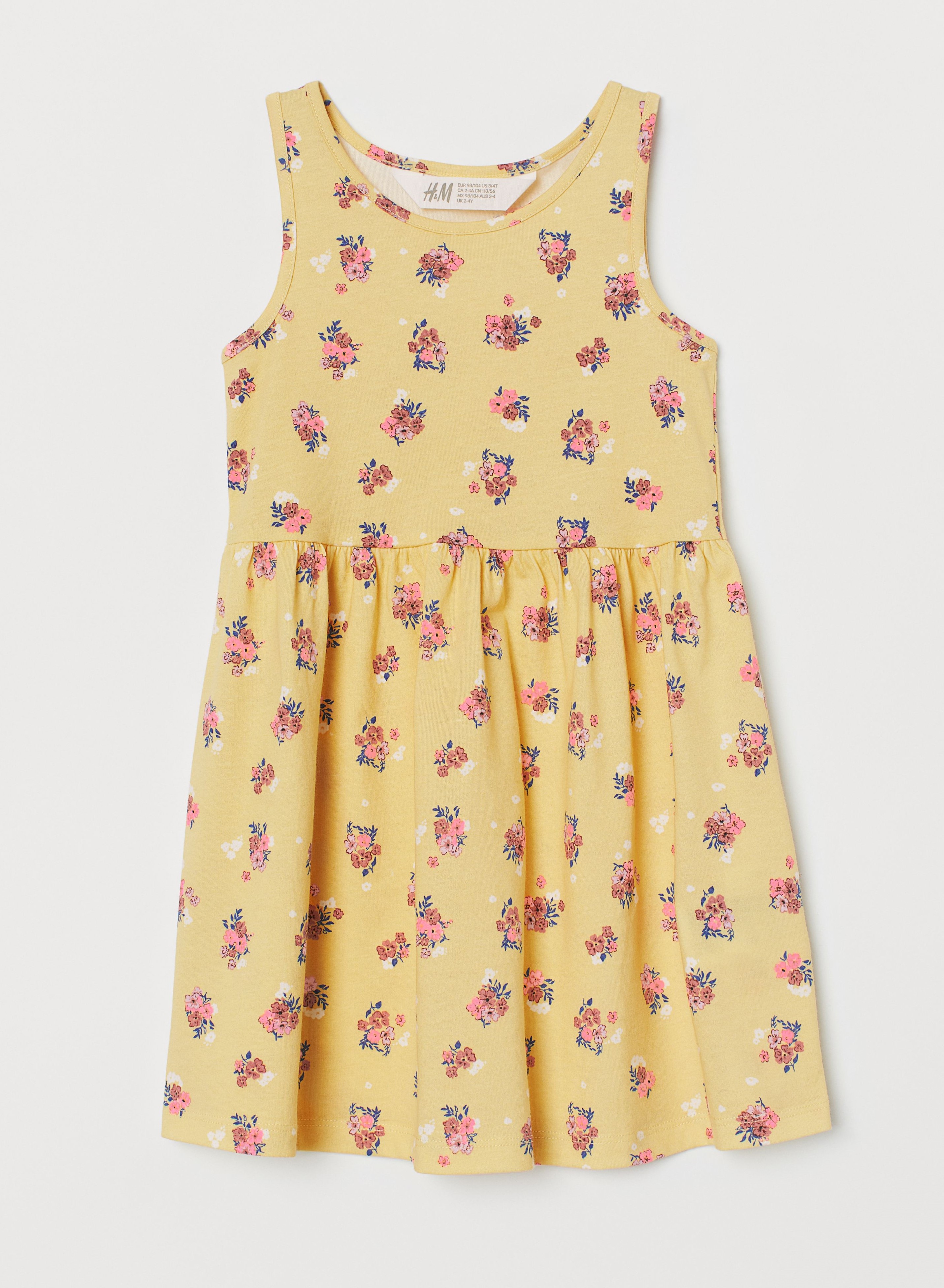 

Сарафан детский H&M с цветочками желтое 92