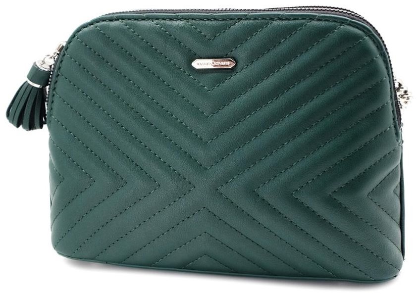 

Женская сумка кросс боди David Jones 7772082 зеленая
