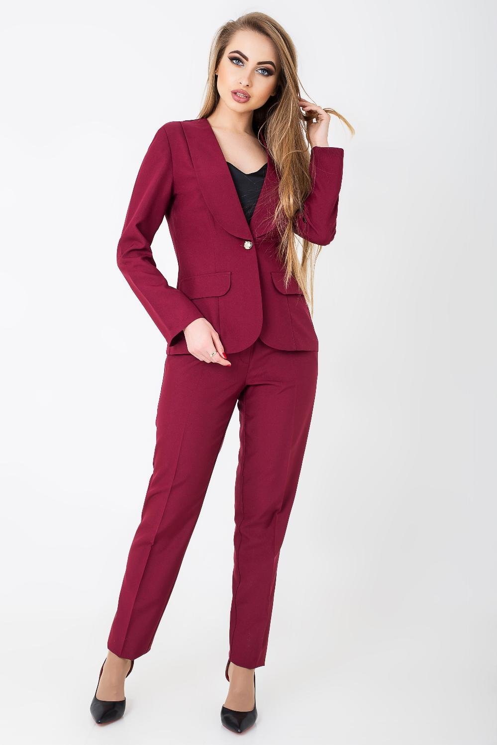 

Костюм Leo-Pride KA2101  бордовый, Костюм Leo-Pride KA2101 48 бордовый