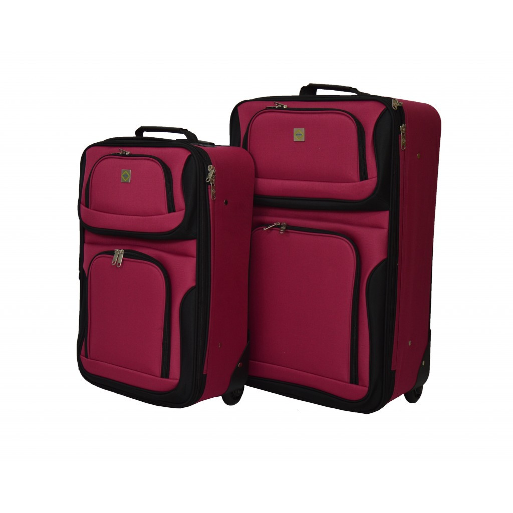 

Набір валіз Bonro Best 2 шт вишневий