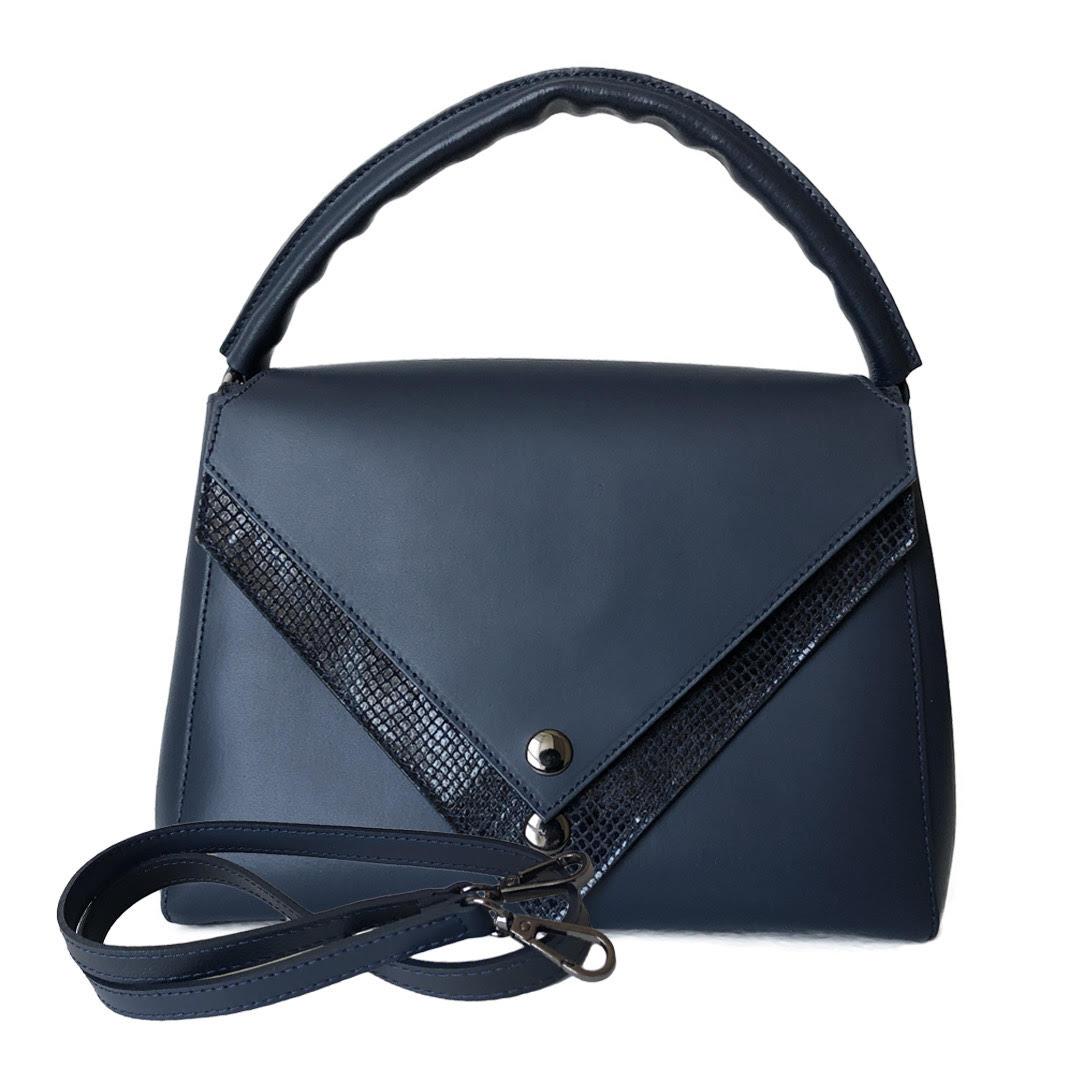 

Кожаная женская сумка VERA PELLE 29142 Blue