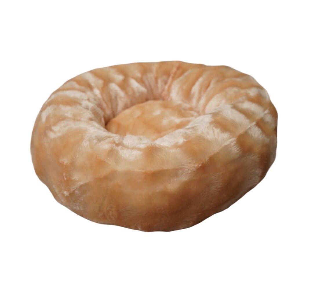 

Подушка-лежак для кошек и собак без ворса Pets Pillows Бежевая диаметр 90 см beige(414)