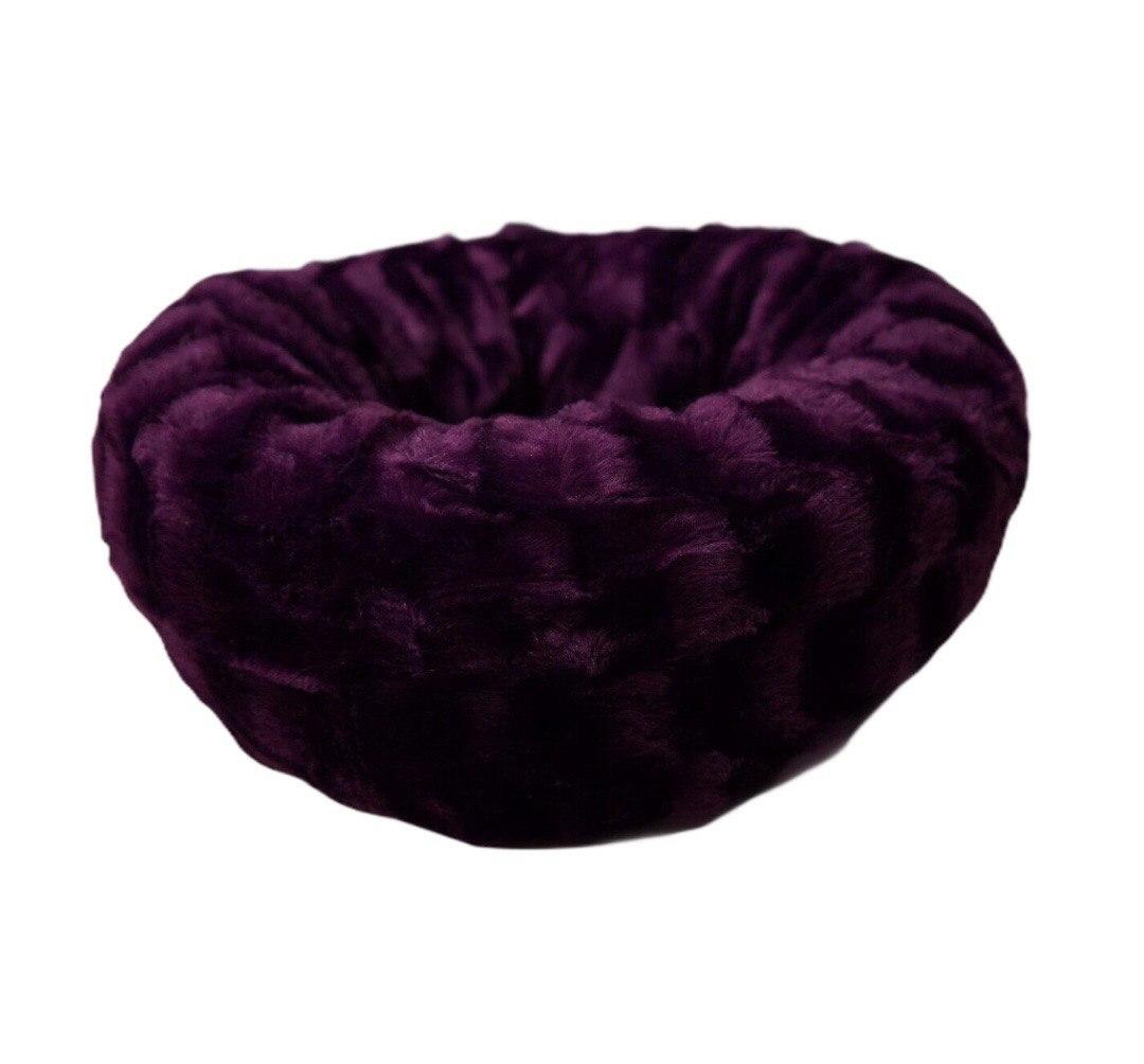 

Подушка-лежак для кошек и собак без ворса Pets Pillows Фиолетовая диаметр 60 см purple(612)
