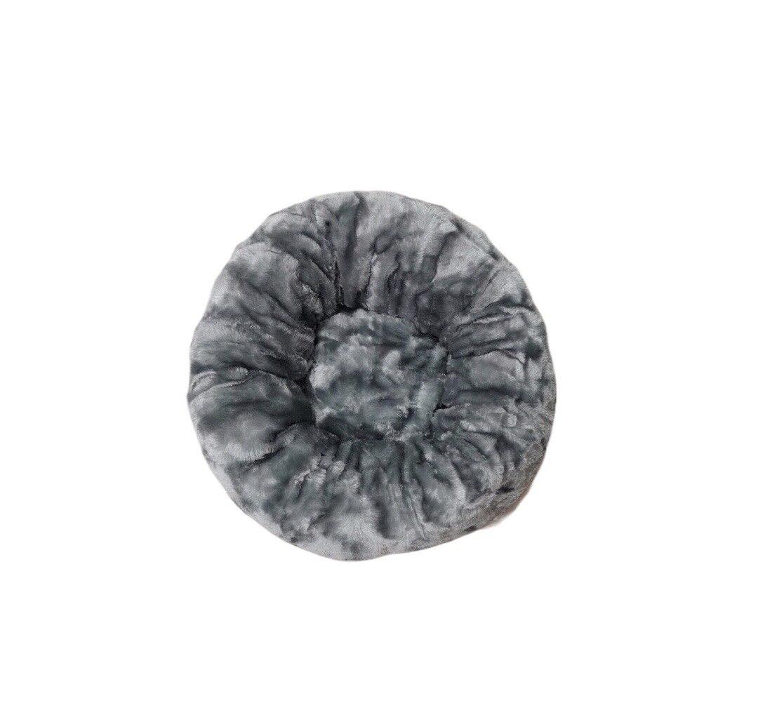

Подушка-лежак для кошек и собак без ворса Pets Pillows Серая диаметр 60 см grey(312)