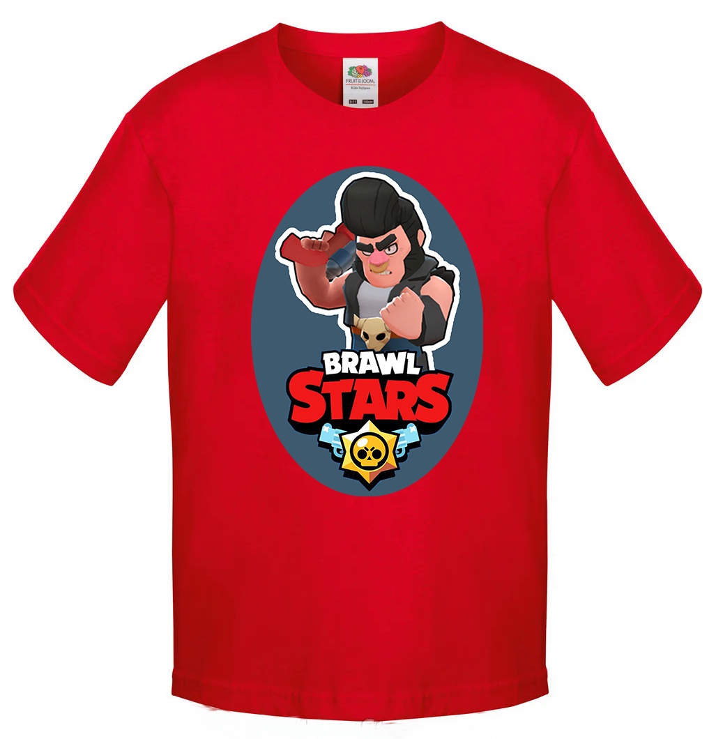 

Футболка хлопковая Fruit of the Loom Brawl Stars Bull Красный 116 см KB25BM116