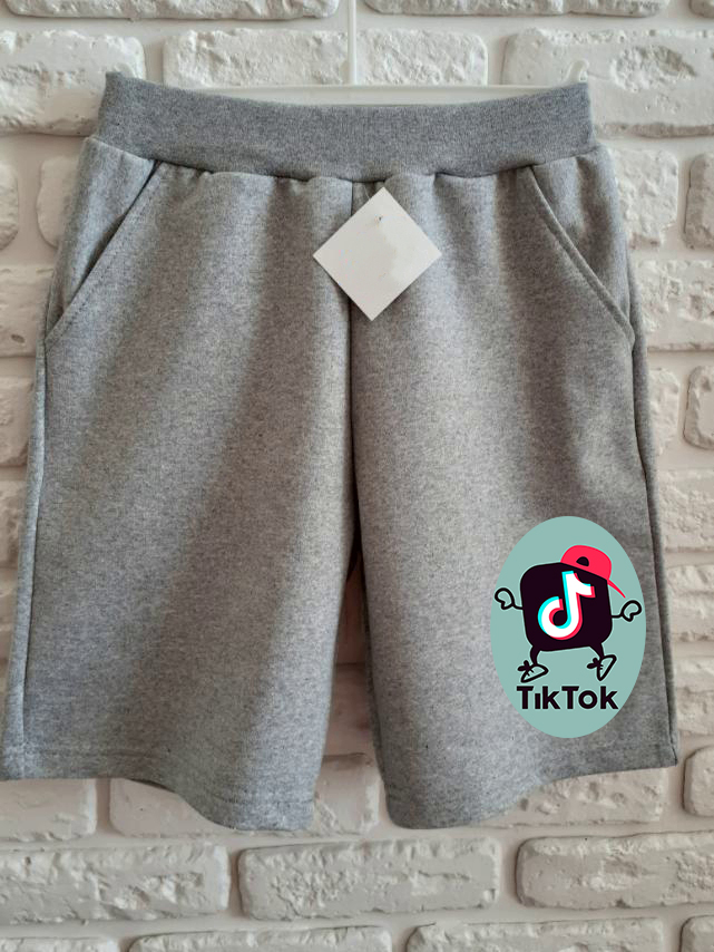 

Шорты ArtSvet Tik Tok (тик ток) Серый 146 см SHSSMTTCH146