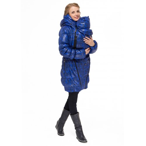 

Куртка зимн. I Love Mum 3в1 Исландия для беременных и слингоношения синяя 46