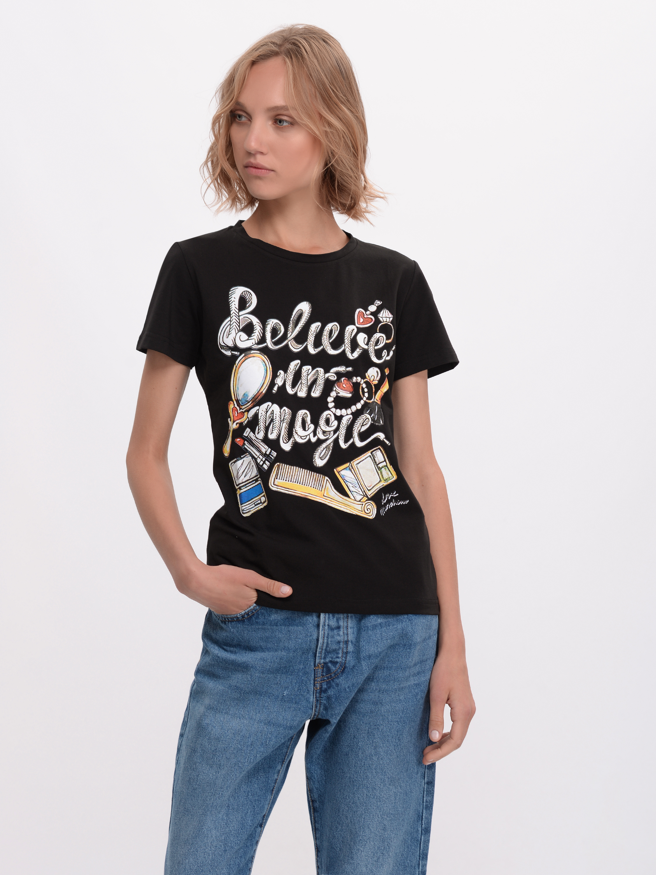 

Футболка Love Moschino 9991 42 (46) Черная