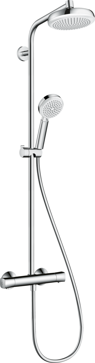 

Душова система Hansgrohe Crometta 160 Showerpipe EcoSmart 1jet (27265400)