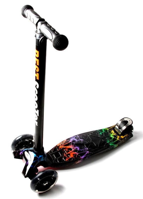

Детский самокат SCOOTER MAXI Светящиеся колеса Молния (SD 783655605)