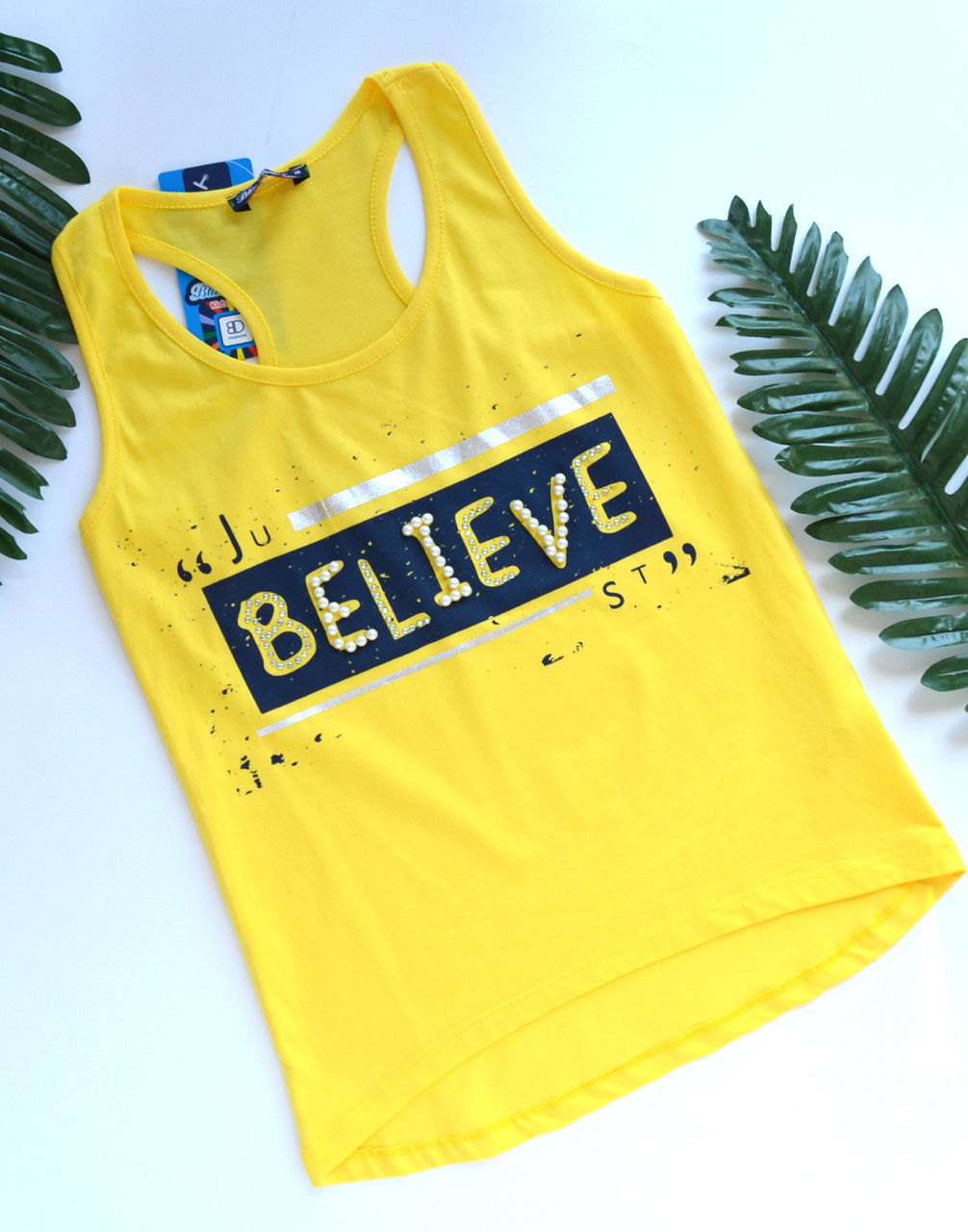 

Майка Believe 6 /116 см желтая FD00037