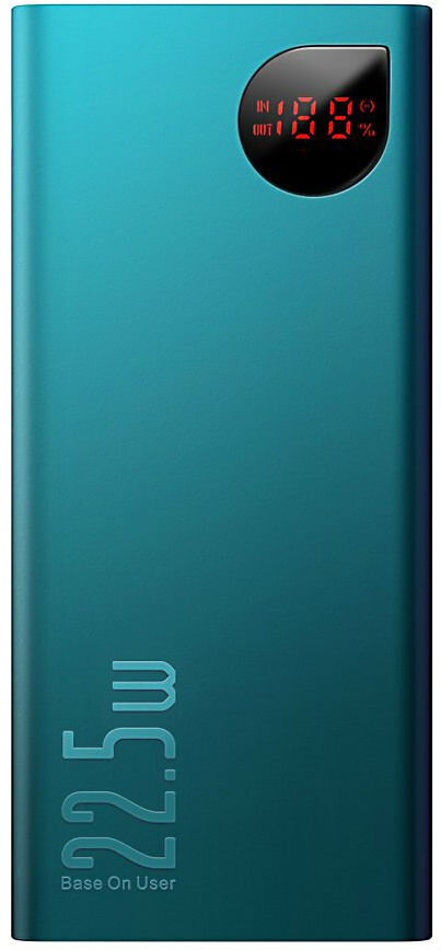 

УМБ Baseus Adaman Metal Digital Display 22.5W 20000 mAh Green (PPIMDA-A06)