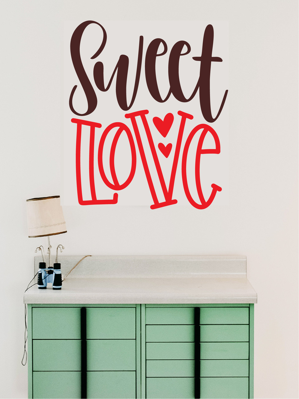 

Наклейка виниловая Zatarga Sweet love 1200x1400мм коричнево-красный