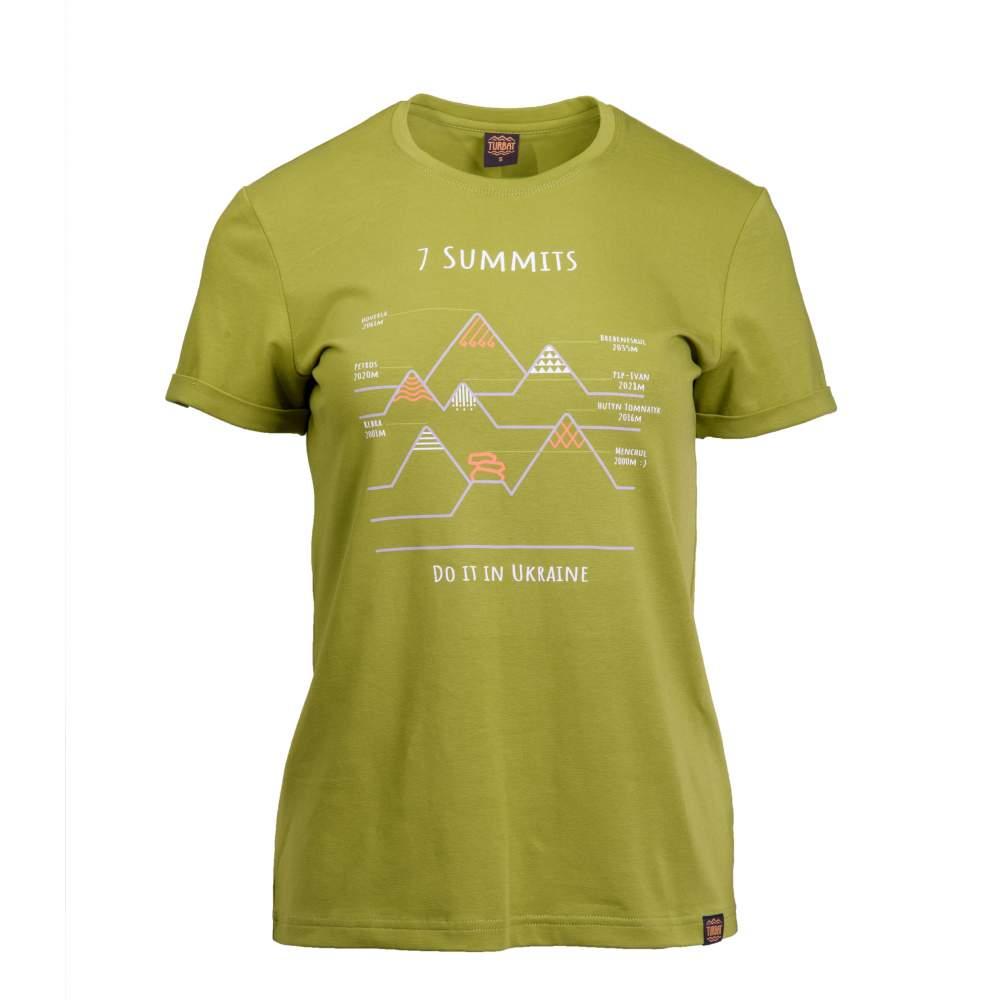 

Футболка жіноча Turbat 7 SUMMITS  Green (012.004.0934, Футболка жіноча Turbat 7 SUMMITS XS Green (012.004.0934)