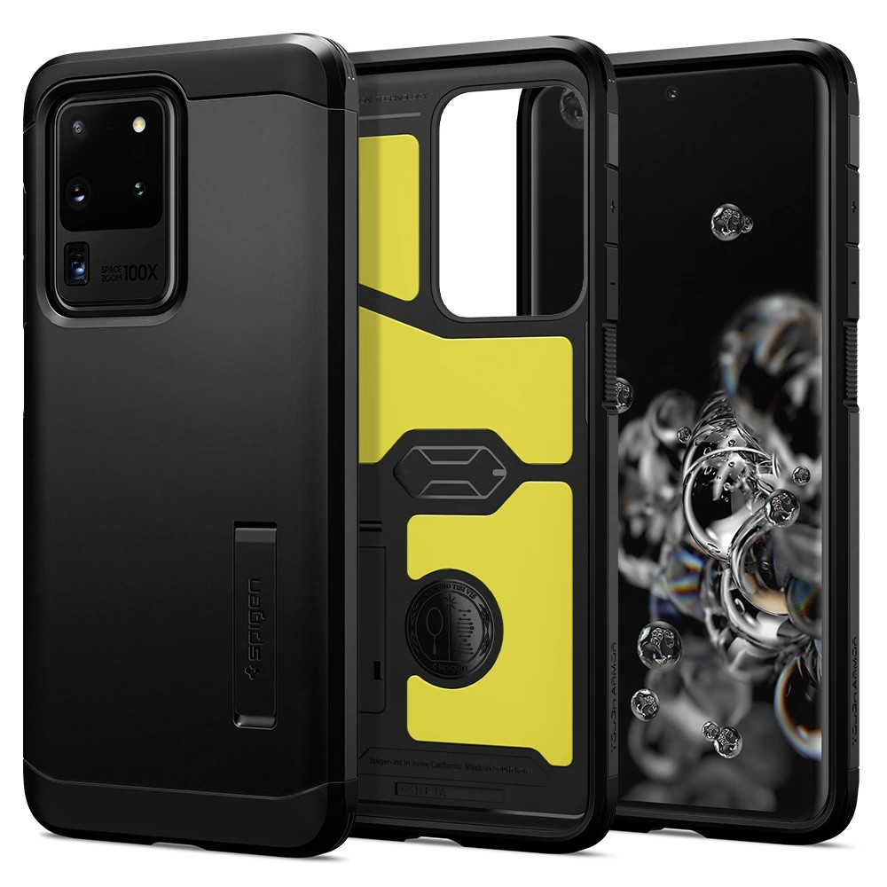 

Чехол Spigen Tough Armor для Samsung Galaxy S20 Ultra Black