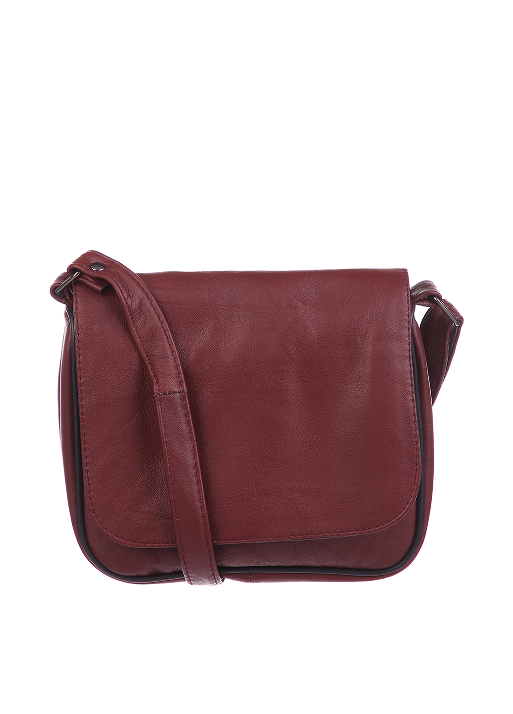 

Сумка кросс боди Leather Factory Бордовая