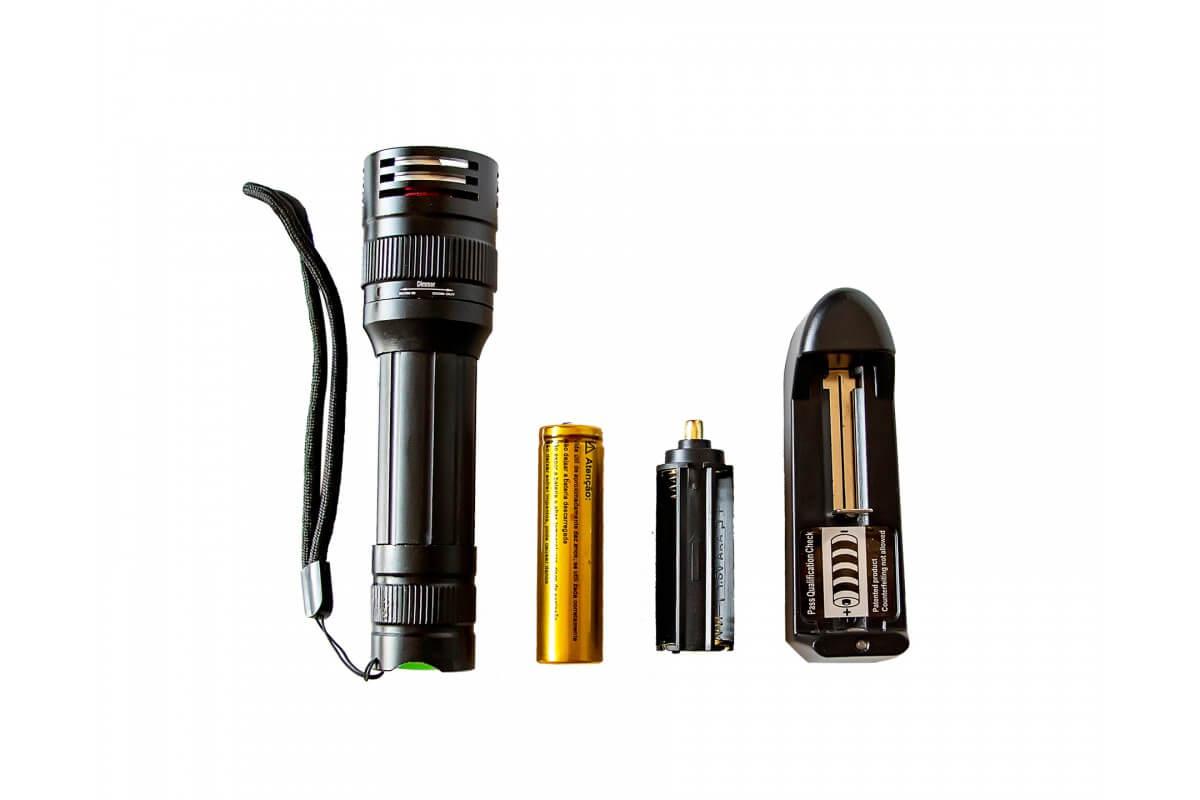 

Фонарь ручной Hangli D 1013 T6 1 режим Bright Light Black