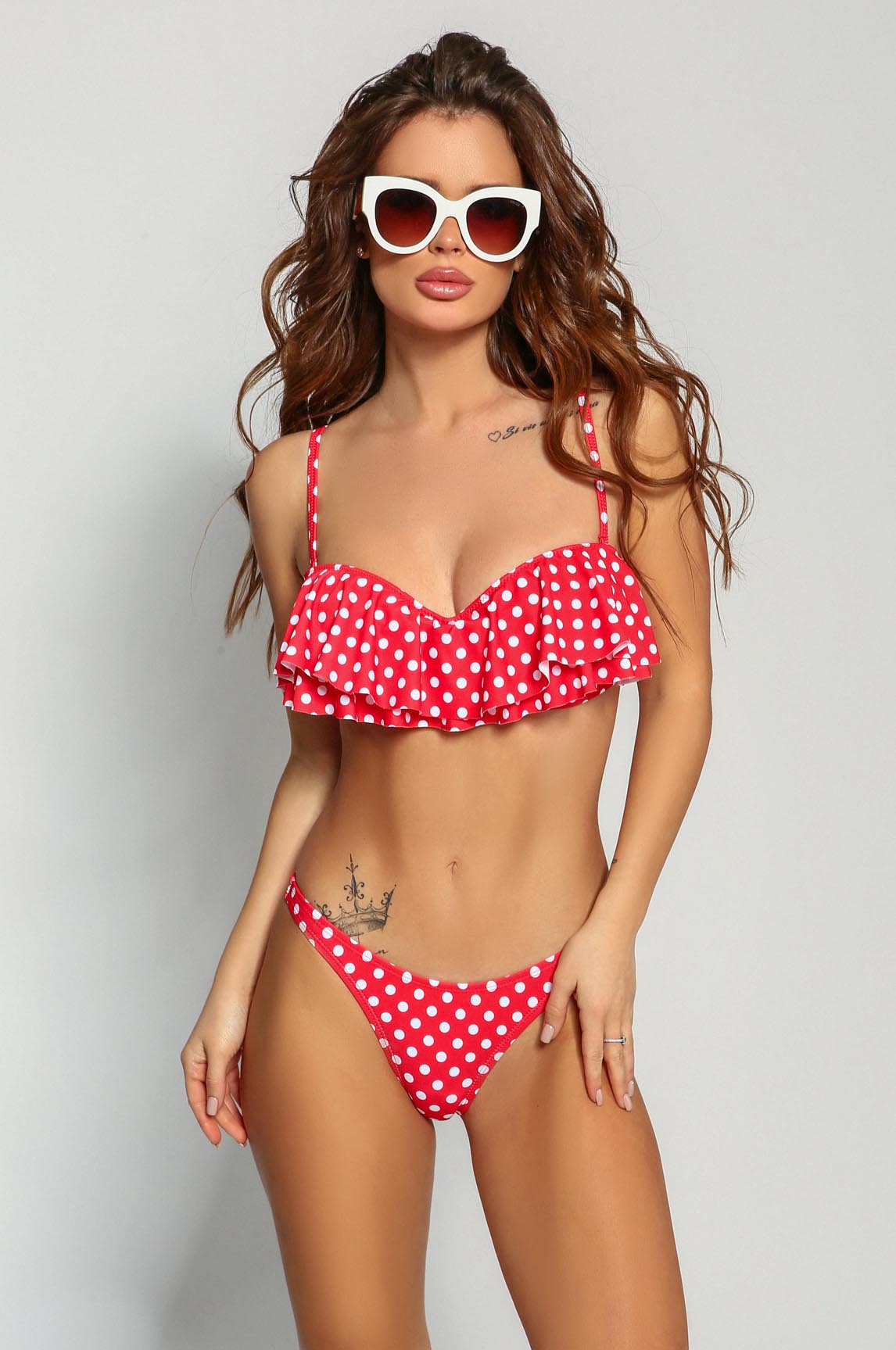 

Купальник новинка Katrin 936-RedPolka 44 Красный